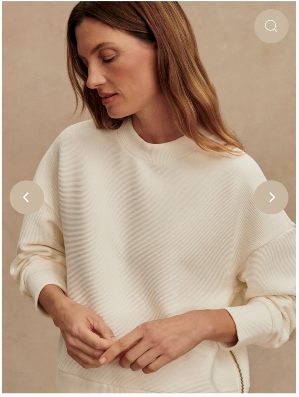 Varley Adelyn Sweater Ivory